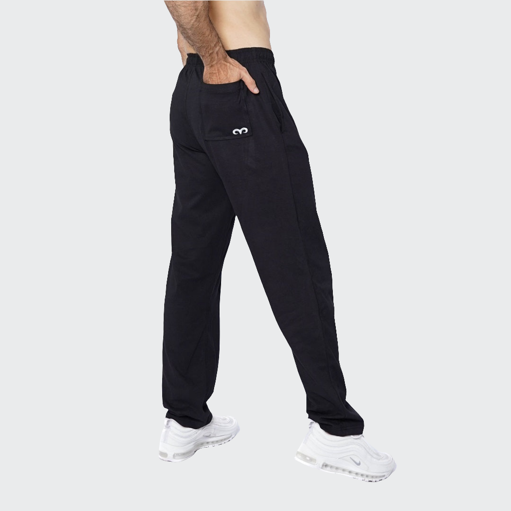 EGNAR NO CUFF OVERSIZE TROUSER-BLACK