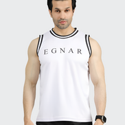 EGNAR CORE MESH TANK TOP - WHITE