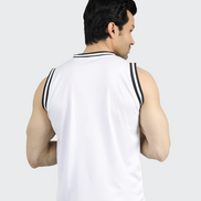 EGNAR CORE MESH TANK TOP - WHITE