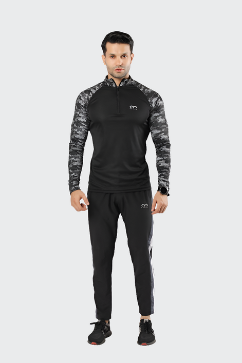 Egnar Flex Tracksuit-Grey Sleeves