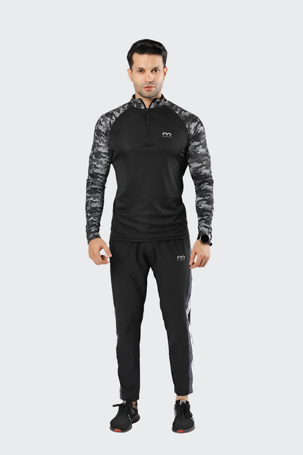 Egnar Flex Tracksuit-Grey Sleeves