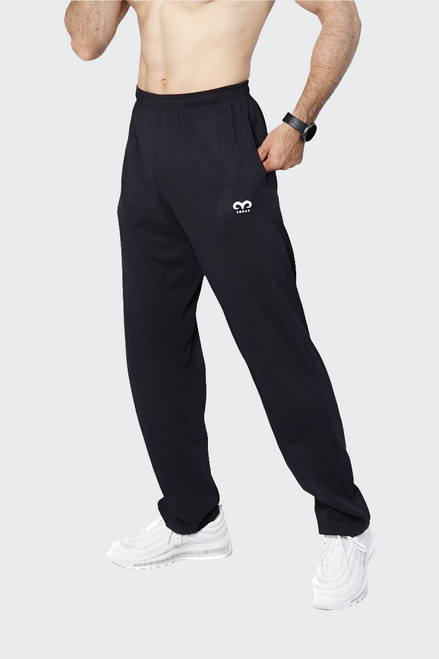 EGNAR NO CUFF OVERSIZE TROUSER-BLACK