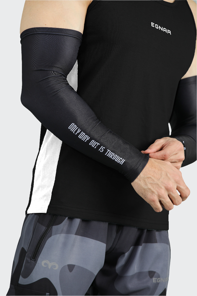 EGNAR ARM SLEEVES - BLACK (PACK OF 2)