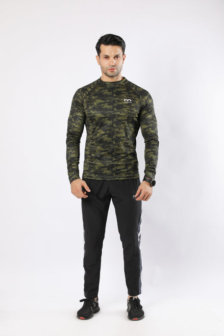 Egnar Flex Tracksuit Green- Full Sleeves