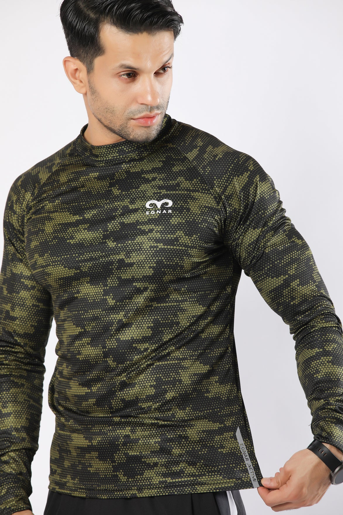Egnar Flex Tracksuit Green- Full Sleeves