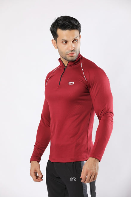 Egnar Men's Gym T-Shirt - Maroon