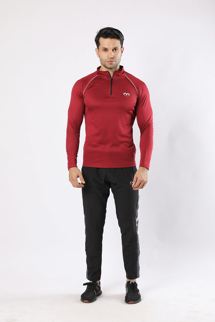 Egnar Flex Tracksuit Maroon