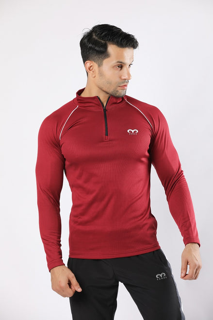 Egnar Men's Gym T-Shirt - Maroon