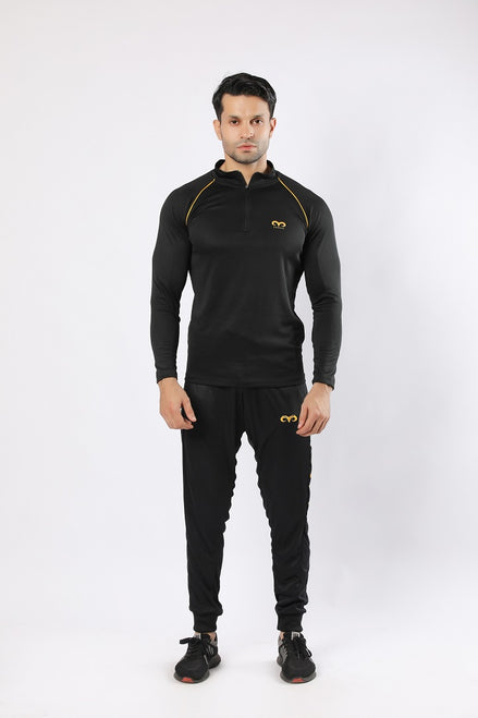 Egnar Flex Tracksuit Golden Black