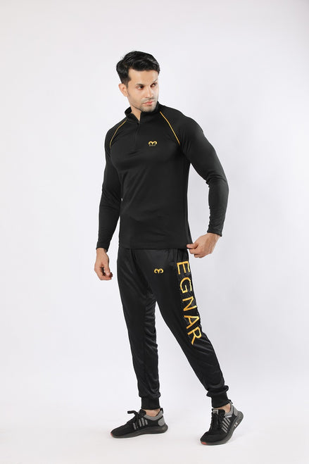 Egnar Flex Tracksuit Golden Black