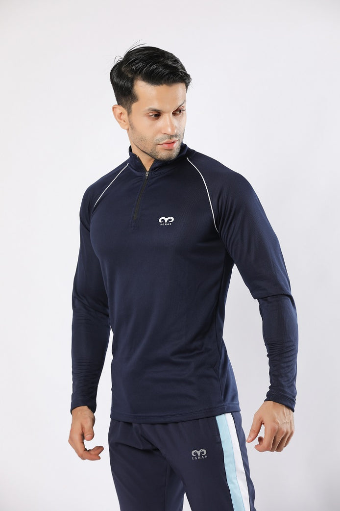 Egnar Men's Gym T-Shirt - Navy Blue