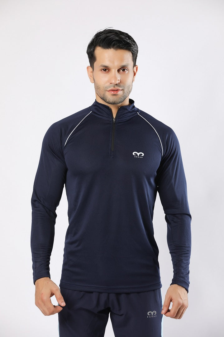 Egnar Men's Gym T-Shirt - Navy Blue