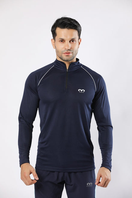 Egnar Men's Gym T-Shirt - Navy Blue