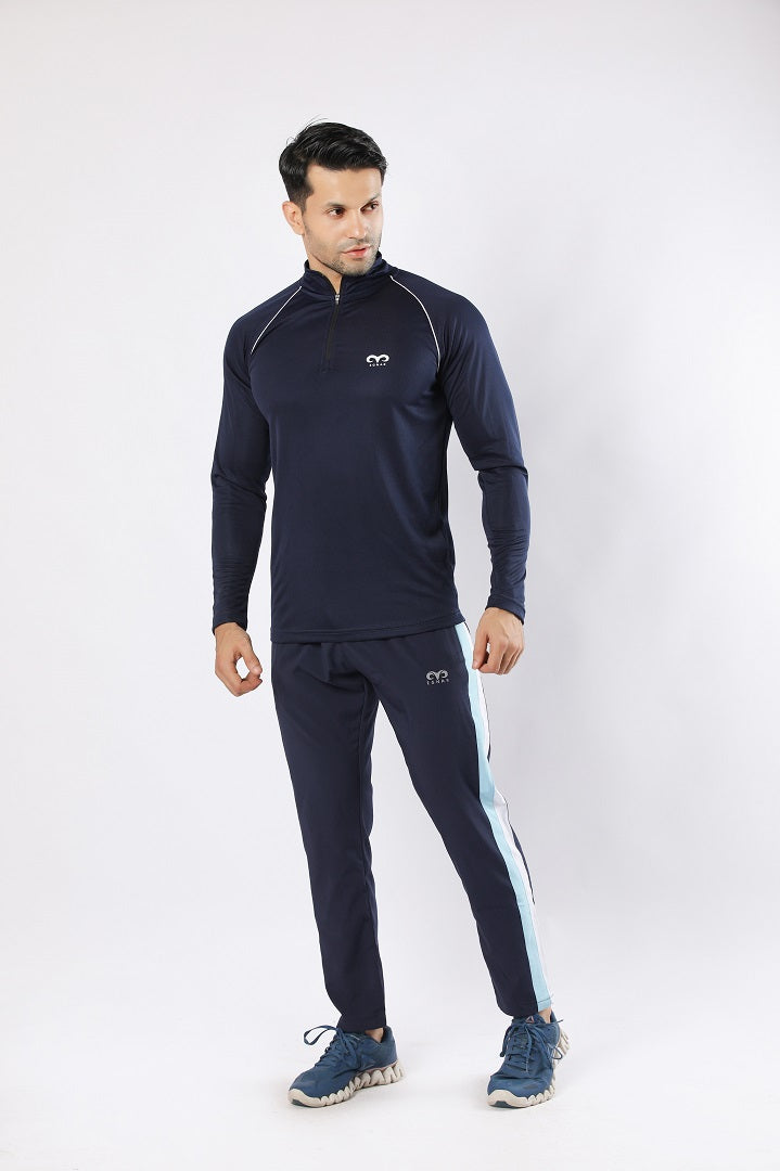 Egnar Men's Gym T-Shirt - Navy Blue