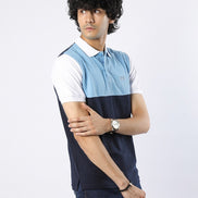 Egnar Colorblock Polo - Half Sleeves