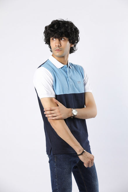Egnar Colorblock Polo - Half Sleeves