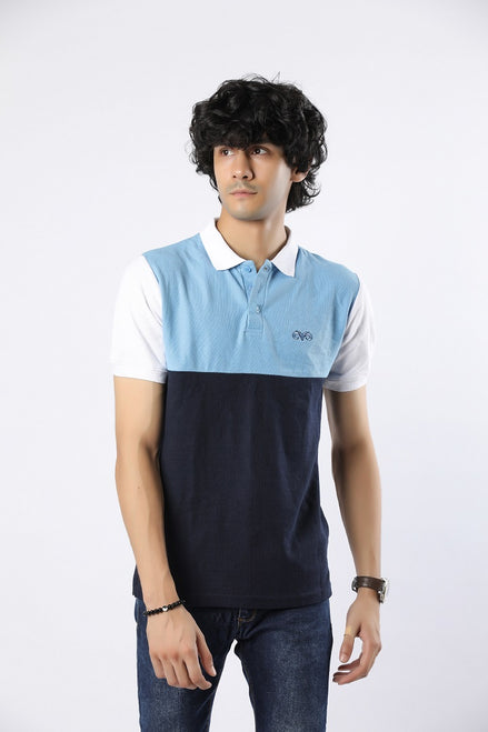 Egnar Colorblock Polo - Half Sleeves