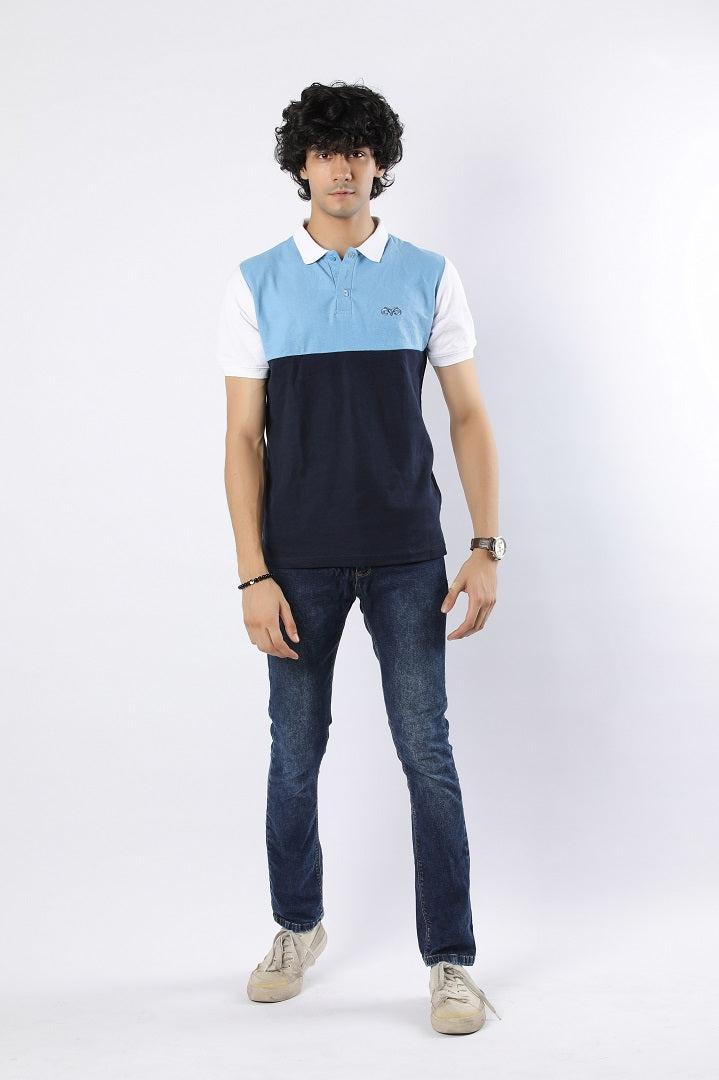 Egnar Colorblock Polo - Half Sleeves